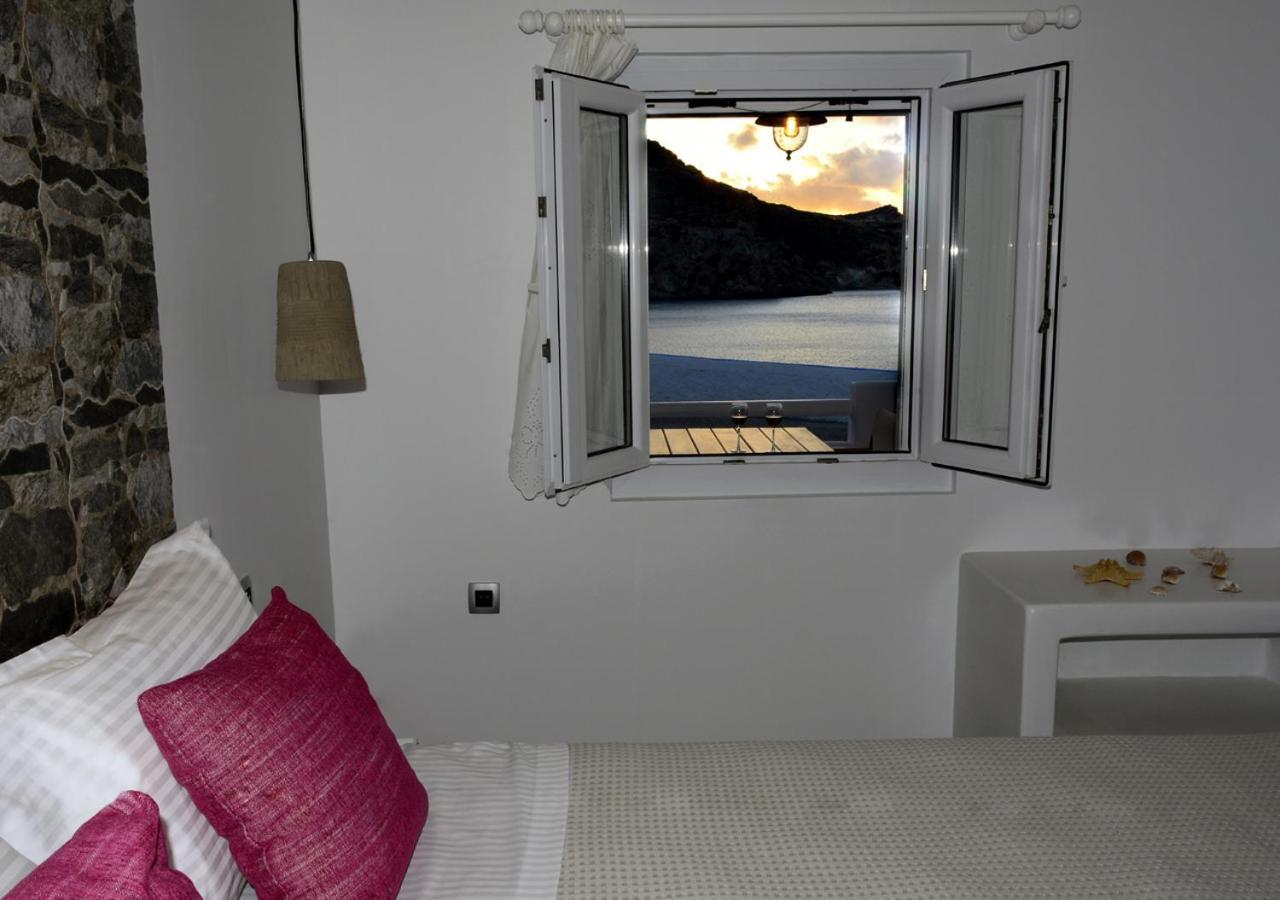 Seashell Mandrakia Sea View Villa Exterior foto