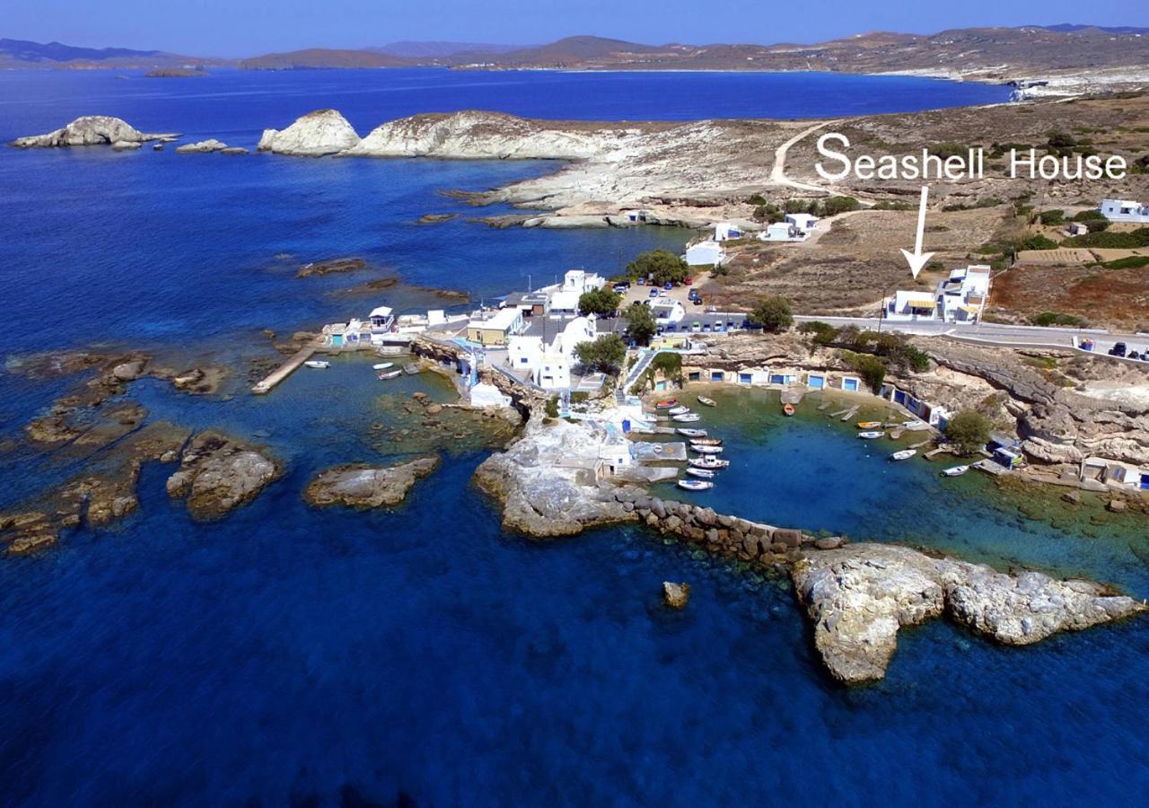 Seashell Mandrakia Sea View Villa Exterior foto
