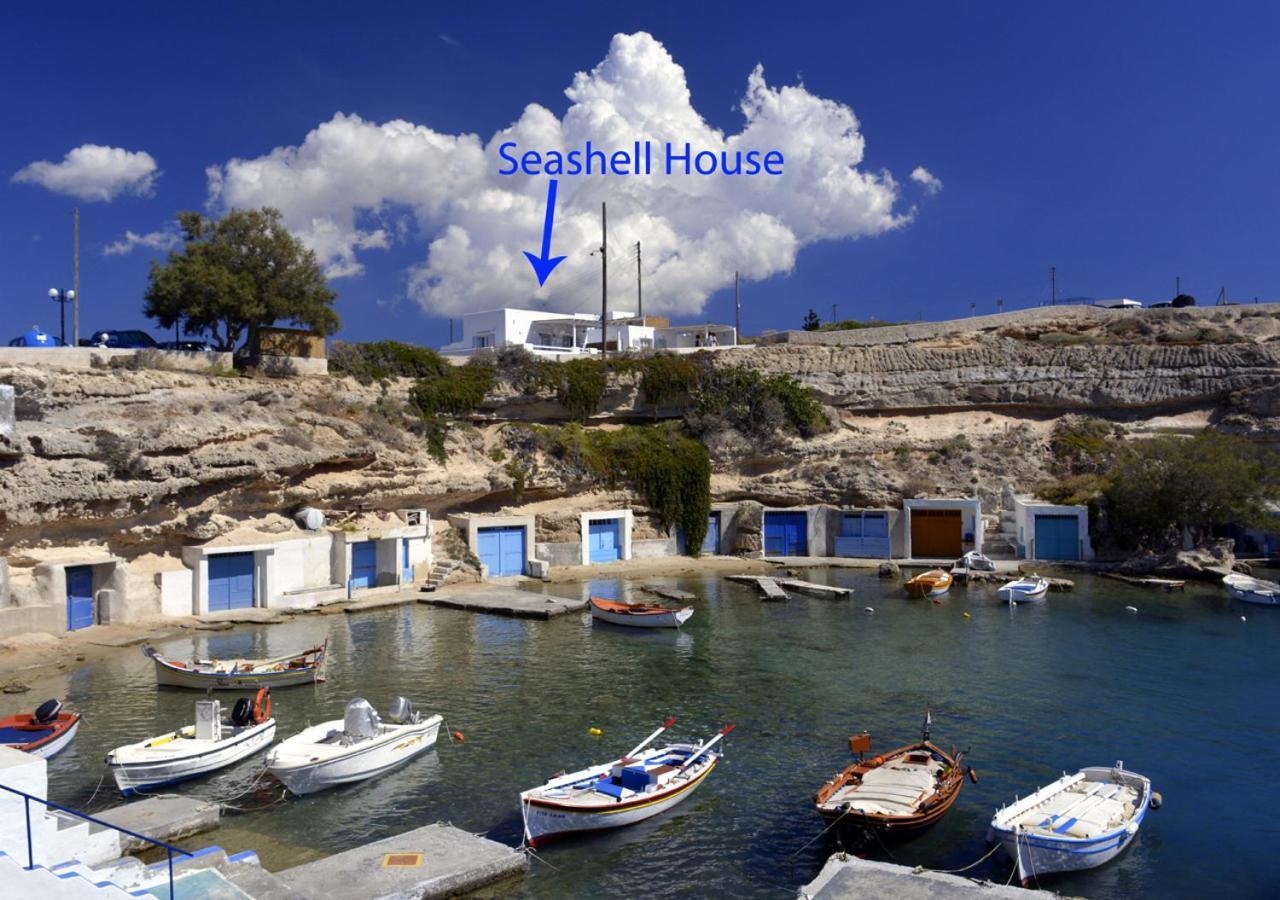 Seashell Mandrakia Sea View Villa Exterior foto
